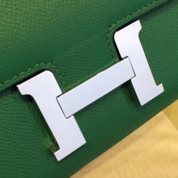 Green Constance Mini 18 Palladium Hardware Bag