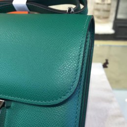 Green Constance Mini 18 Palladium Hardware Bag
