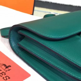 Green Constance Mini 18 Palladium Hardware Bag