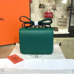 Green Constance Mini 18 Gold Hardware Bag