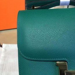 Green Constance Mini 18 Gold Hardware Bag