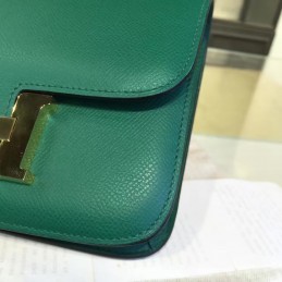 Green Constance Mini 18 Gold Hardware Bag