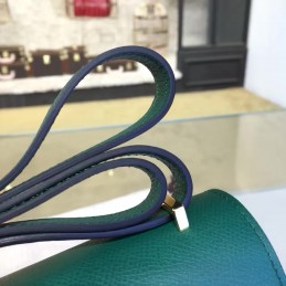 Green Constance Mini 18 Gold Hardware Bag