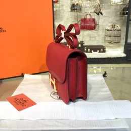 Red Constance Mini 18 Gold Hardware Bag