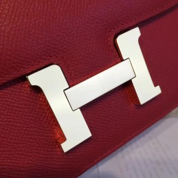 Red Constance Mini 18 Gold Hardware Bag