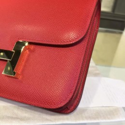 Red Constance Mini 18 Gold Hardware Bag