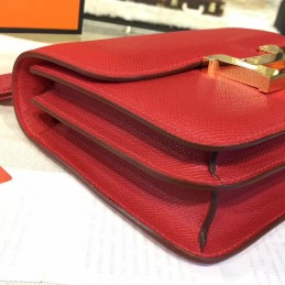 Red Constance Mini 18 Gold Hardware Bag