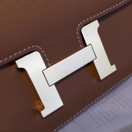 Taupe Constance Mini 18 Gold Hardware Bag