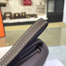 Gray Constance Mini 18 Palladium Hardware Bag