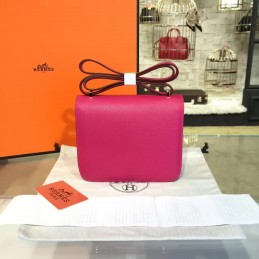 Fuchsia Constance Mini 18 Gold Hardware Bag