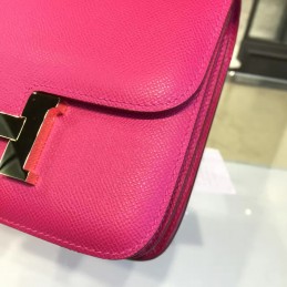 Fuchsia Constance Mini 18 Gold Hardware Bag
