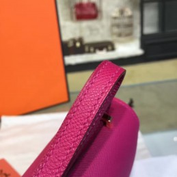 Fuchsia Constance Mini 18 Gold Hardware Bag