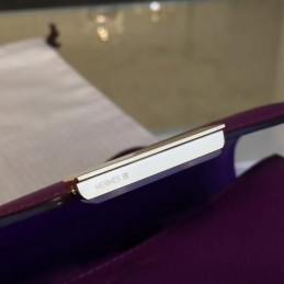 Purple Constance Mini 18 Gold Hardware Bag