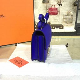 Cobalt Blue Constance Mini 18 Gold Hardware Bag
