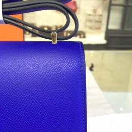 Cobalt Blue Constance Mini 18 Gold Hardware Bag