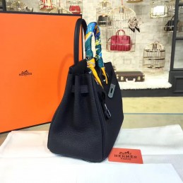 Black Birkin 30 Gold Hardware Bag
