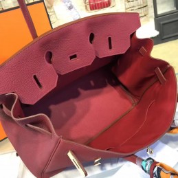Burgundy Birkin 35 Gold Hardware Bag