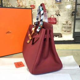 Burgundy Birkin 35 Gold Hardware Bag