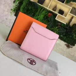 Pink Constance Wallet Gold H Hardware
