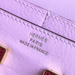Pink Constance Wallet Gold H Hardware