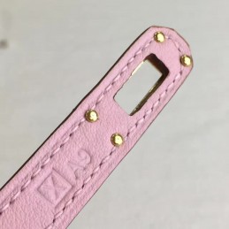 Light Pink Kelly Wallet Gold Hardware
