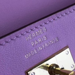 Light Pink Kelly Wallet Gold Hardware