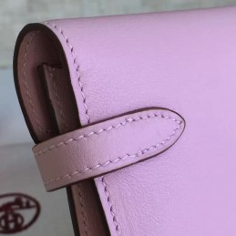 Pink Kelly Wallet Silver Hardware