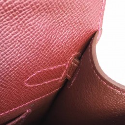 Burgundy Kelly Pochette Palladium Hardware Bag