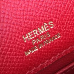 Red Kelly Pochette Gold Hardware Bag