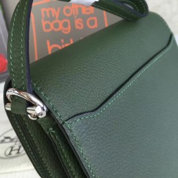 Olive Green Roulis 18 Bag Palladium Chain
