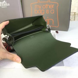 Olive Green Roulis 18 Bag Palladium Chain