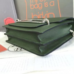 Olive Green Roulis 18 Bag Palladium Chain