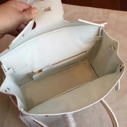 White Birkin 25 Gold Hardware Bag