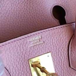 Pink Birkin 30 Gold Hardware Bag