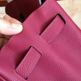 Burgundy Birkin 30 Smooth Leather Gold Hardware Bag