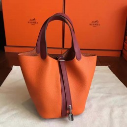 Orange Brown Picotin Lock 13 Bag