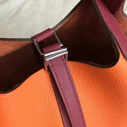 Orange Brown Picotin Lock 13 Bag