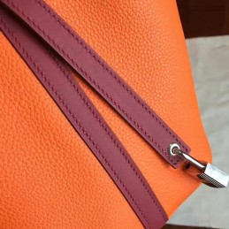 Orange Brown Picotin Lock 13 Bag