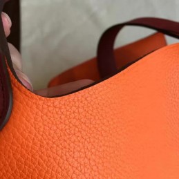 Orange Brown Picotin Lock 22 Bag