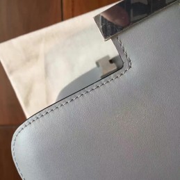 Gray Constance Mini 18 Smooth Leather Palladium Hardware Bag