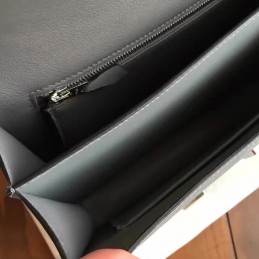 Gray Constance Mini 18 Smooth Leather Palladium Hardware Bag
