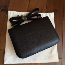 Black Constance Mini 18 Bag Black Hardware