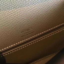 Taupe Kelly Pochette Gold Hardware Bag