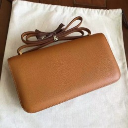 Tan Constance Elan Gold Hardware Bag