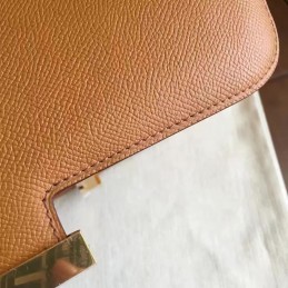 Tan Constance Elan Gold Hardware Bag