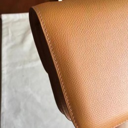 Tan Constance Elan Gold Hardware Bag