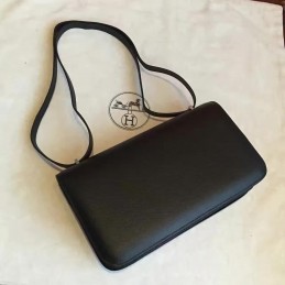 Black Constance Elan Palladium Hardware Bag