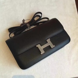 Black Constance Elan Palladium Hardware Bag