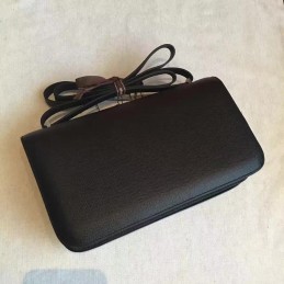 Black Constance Elan Palladium Hardware Bag