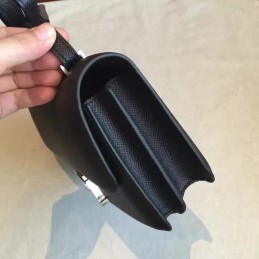 Black Constance Elan Palladium Hardware Bag